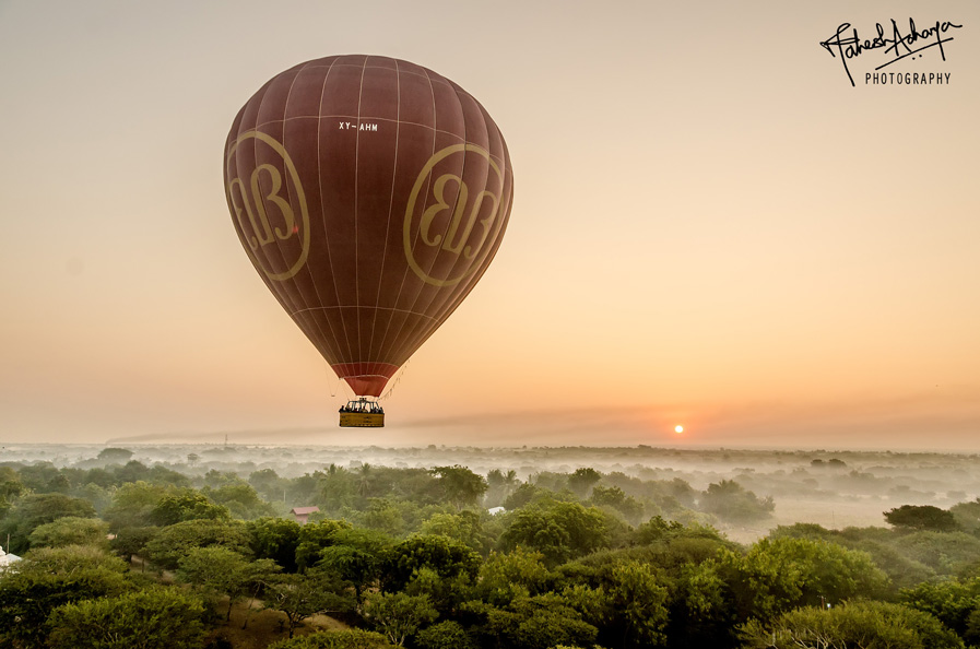 Balloons over Bagan….