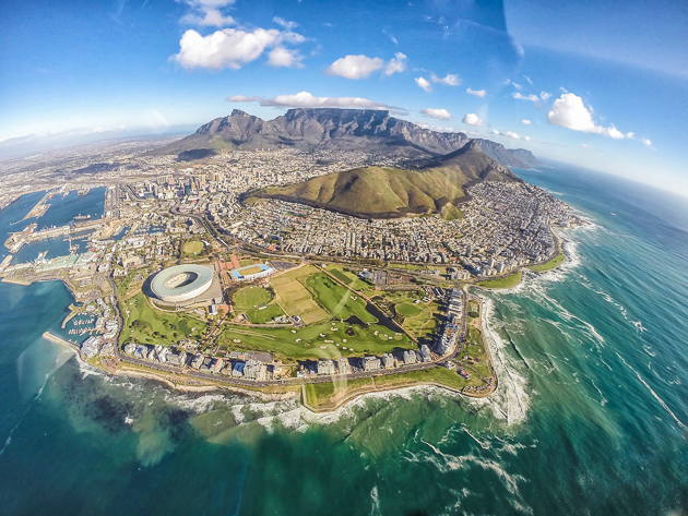 Cape Town from the air - Two Oceans Helicopter Ride