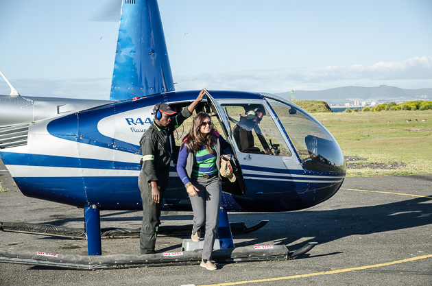 Feeling like a Celebrity...The Two Oceans Helicopter Ride