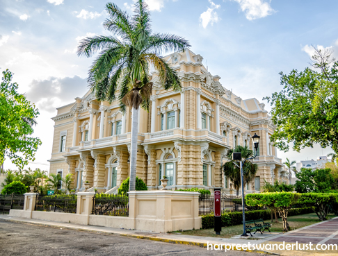 One of the many stunning mansions on Paseo Montejo