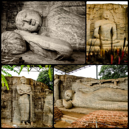 Buddha Images in the Northern Group's Gal Vihara