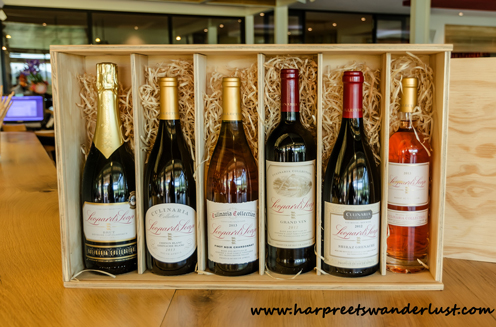 The premium wine selection at Leopards Leap