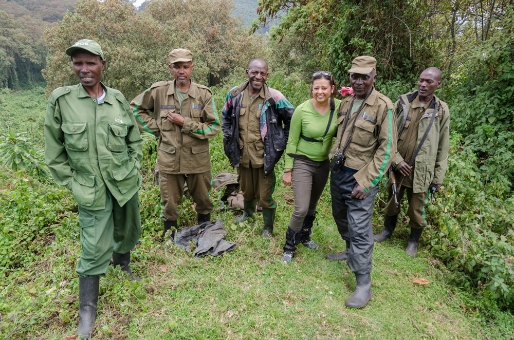 Trackers and Rangers that do one heck of a job out here in the Virungas! 