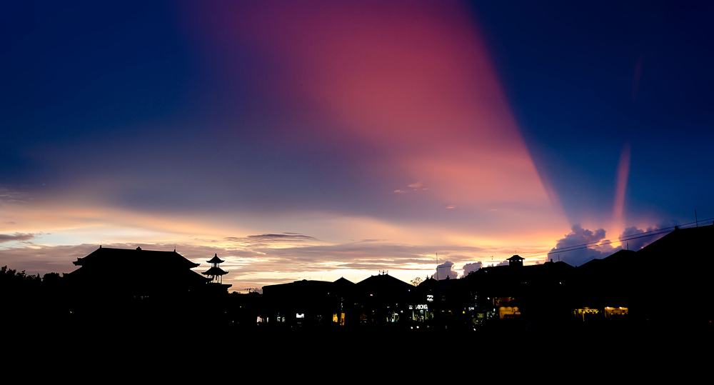 Sunset in Ubud