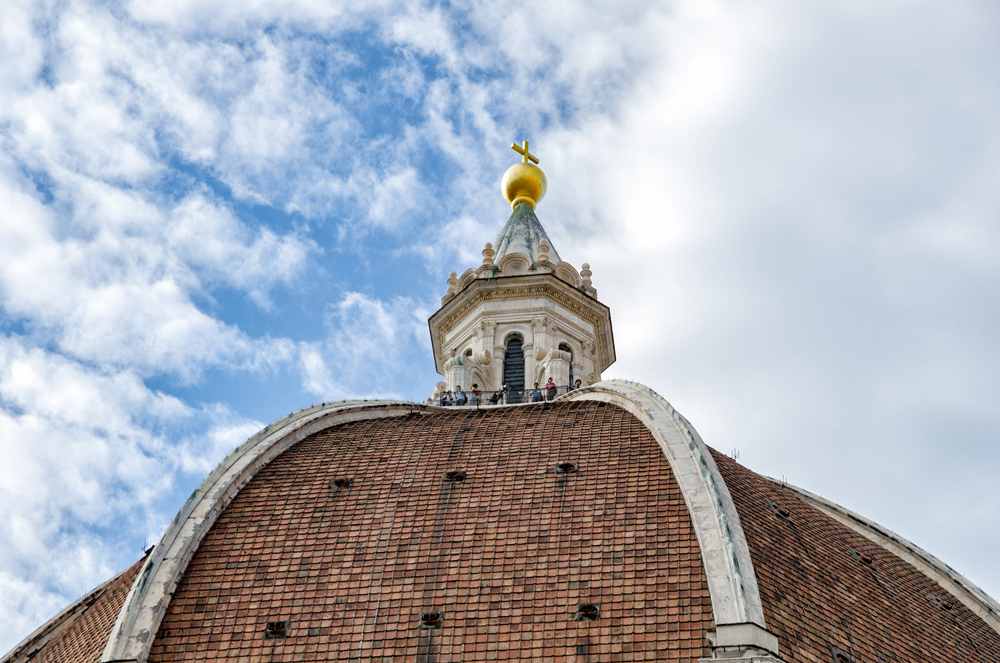 Brunelleschi's Cupola close up from the ground