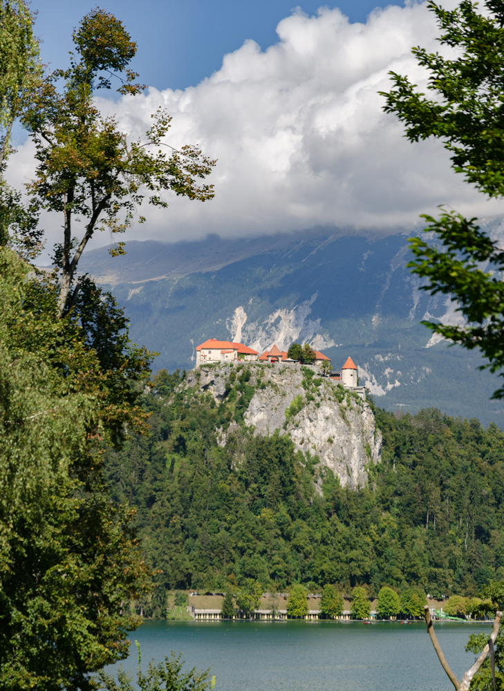 Bled Castle looking like a fairytale