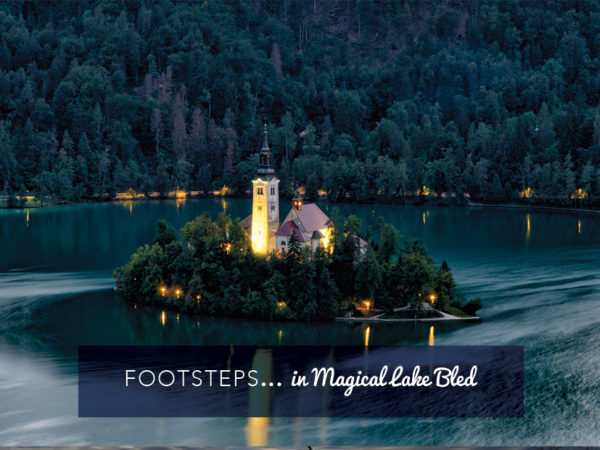 Footsteps in Magical Lake Bled
