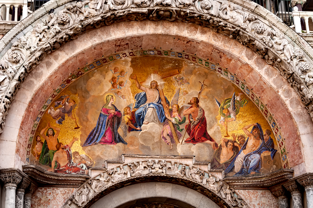 Frescoes on St Marks Basilica