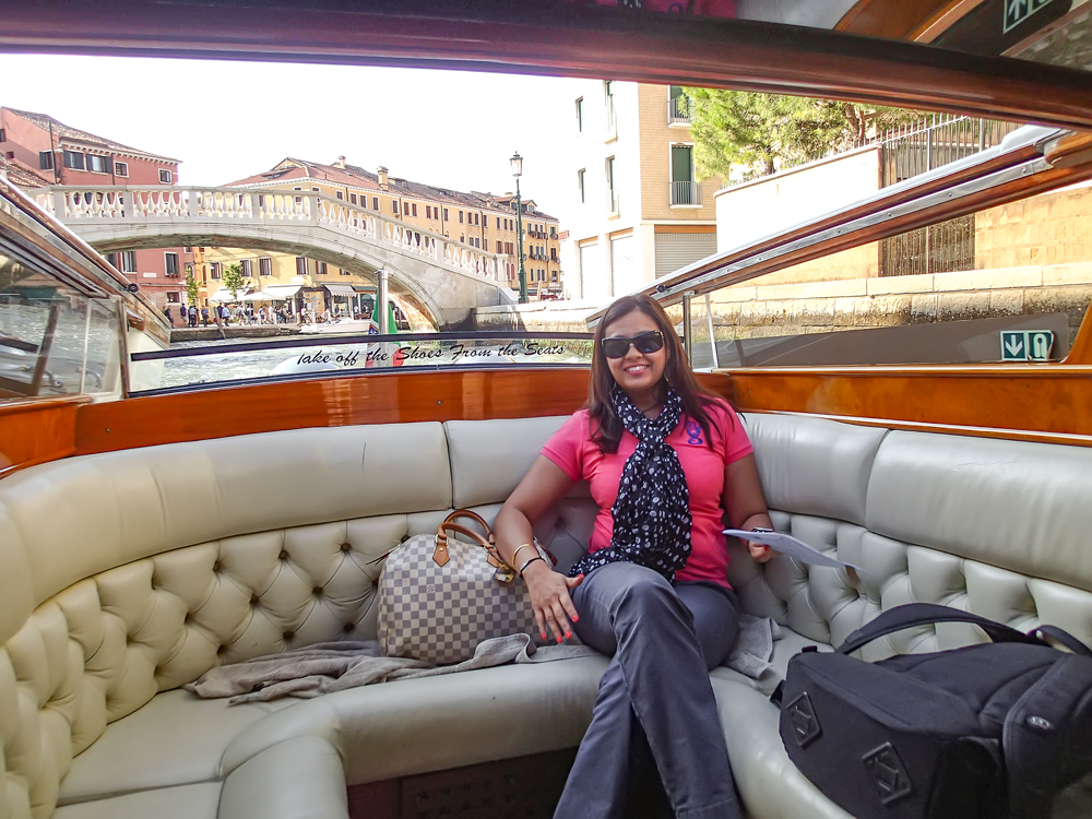 Riding the Grand Canal in style!
