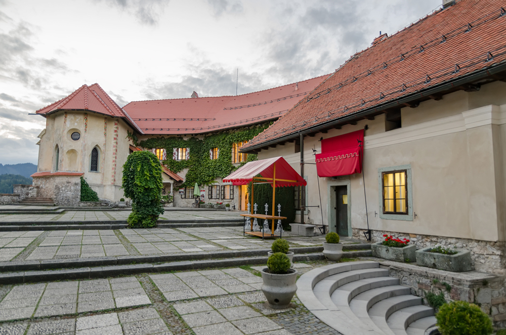 Terrace at Bled Castle