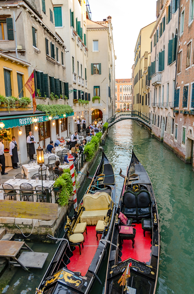 The beautiful canals of Venice