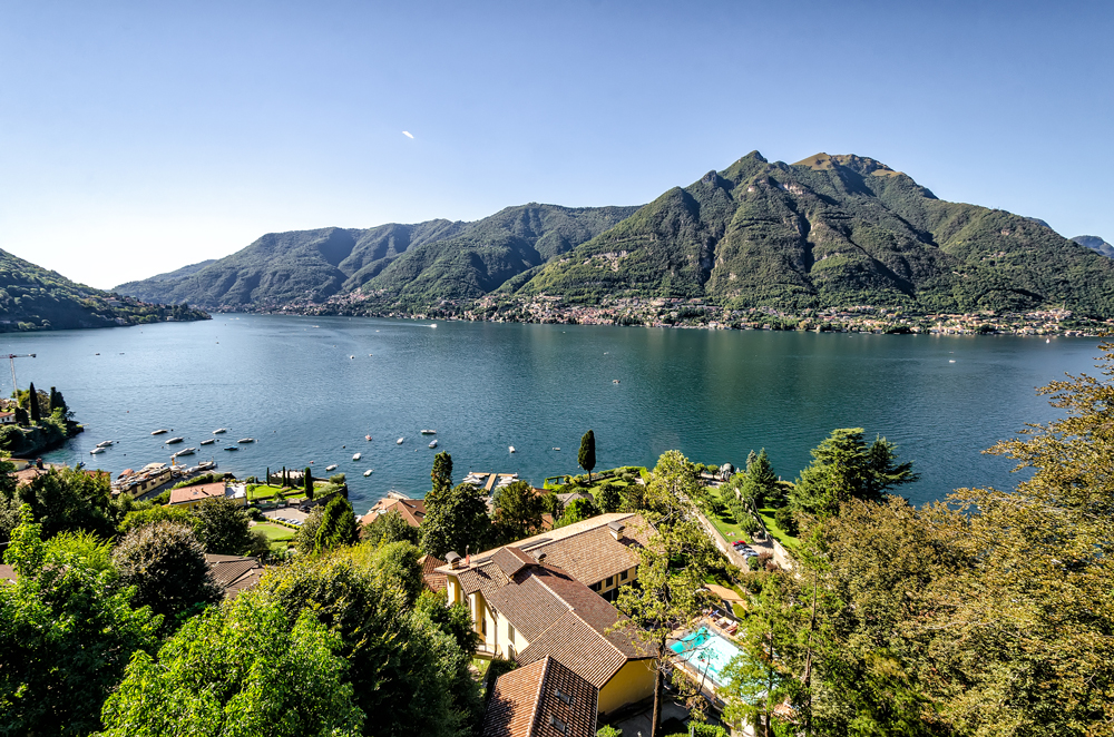 View of Lake Como from Brunatte