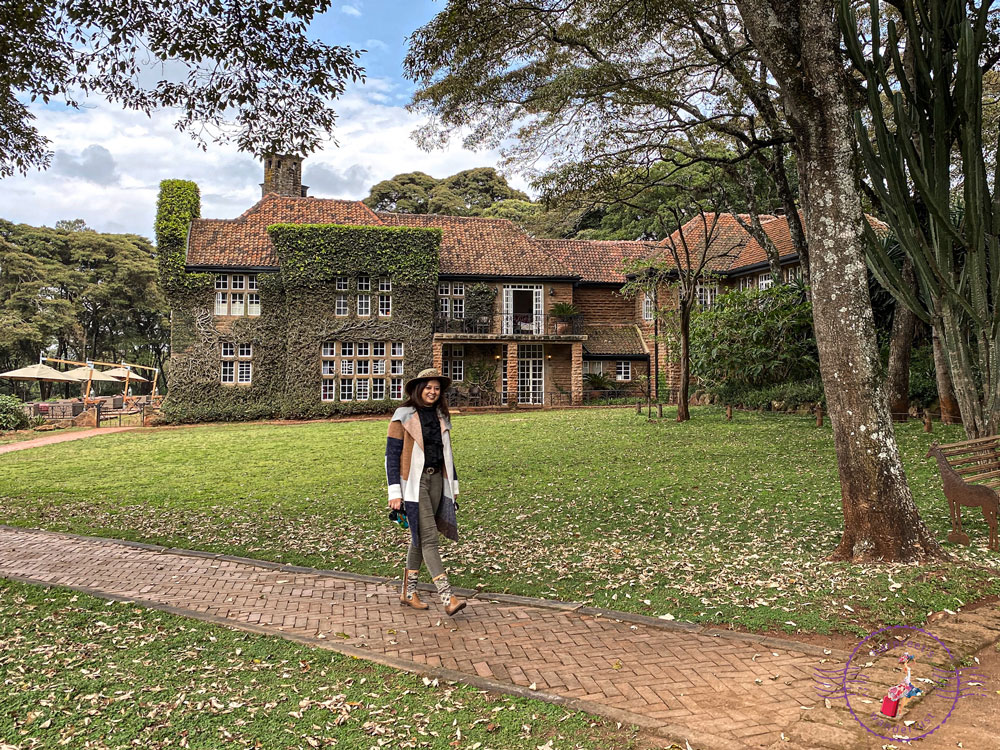 Harpreet at Giraffe Manor