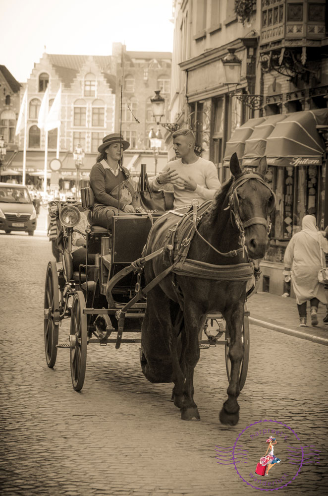 Horse and Carriage in Brugges