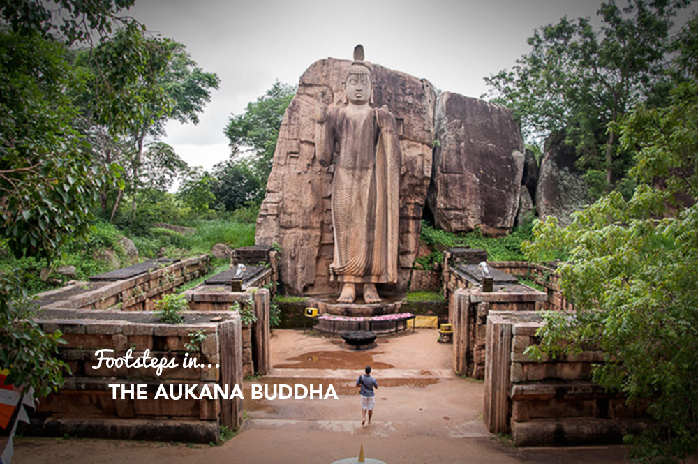 Footsteps at…The Aukana Buddha