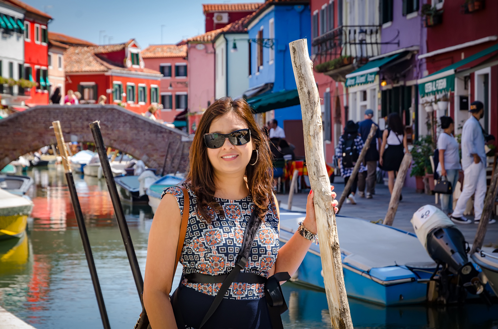 So happy to be in Burano